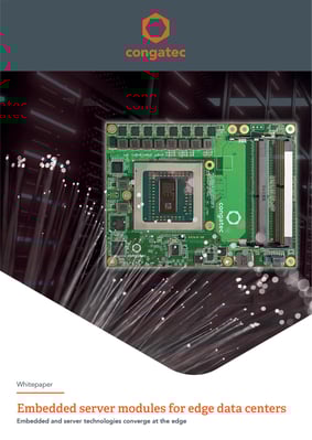 congatec-Embedded server modules for edge data centers