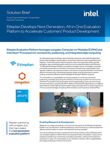 congatec-Etteplan Developes Next-Generation, All-in-One Evaluation Platform to Accelerate Customers Product Devel