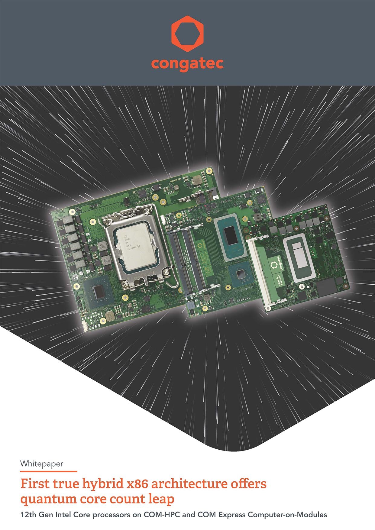 congatec-First true hybrid x86 architecture offers quantum core count leap