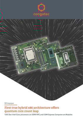 congatec-First true hybrid x86 architecture offers quantum core count leap